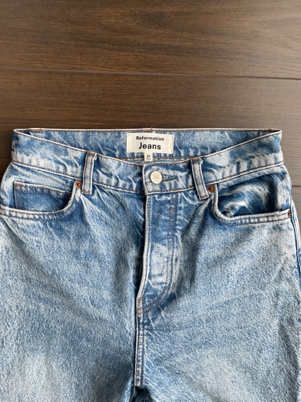 Reformation Cynthia High Rise Straight Leg Jeans - Picture 3 of 8